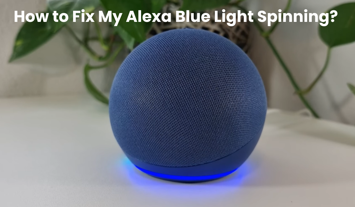 Alexa Blue Light Spinning
