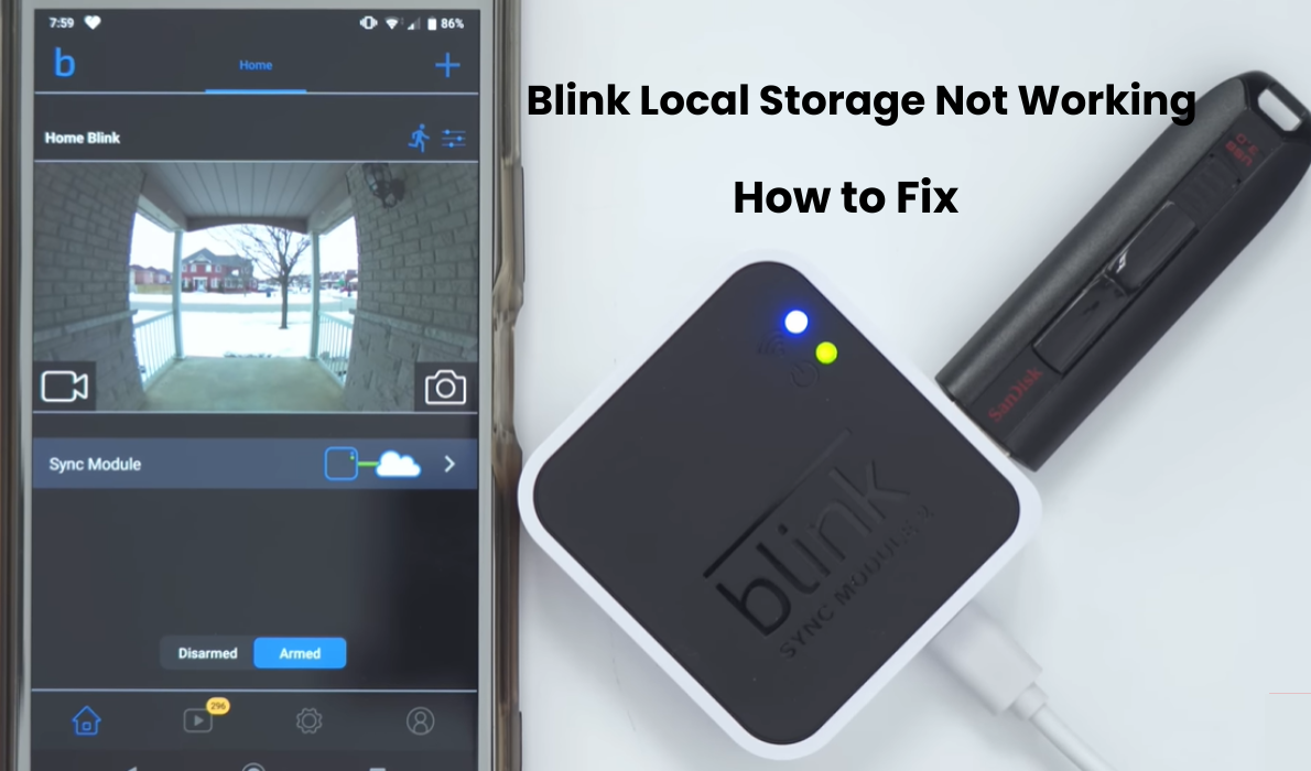 Blink USB flash drive for local video storage with the Blink Sync
